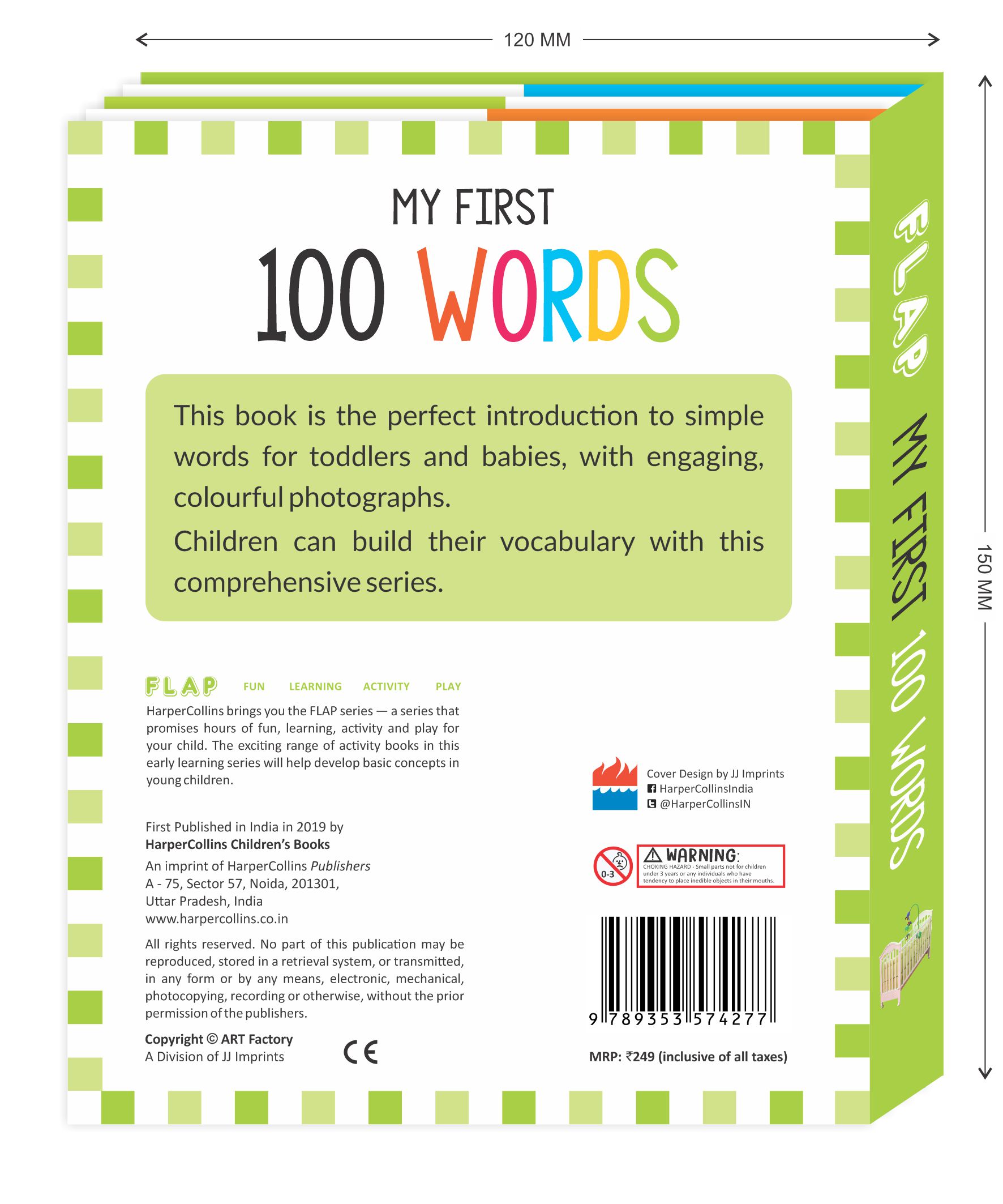 Harpercollins - Flap - My First 100 Board Book - 100 Words (English ...